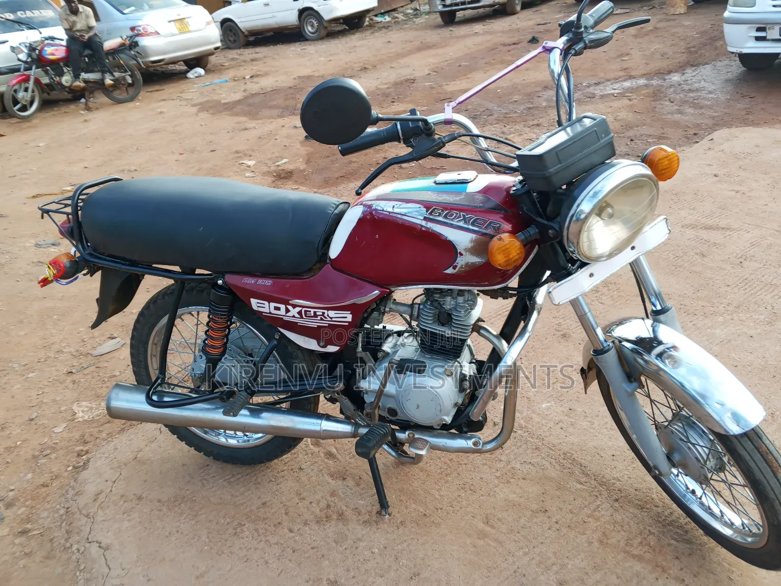 Bajaj Boxer 100 2017 Red