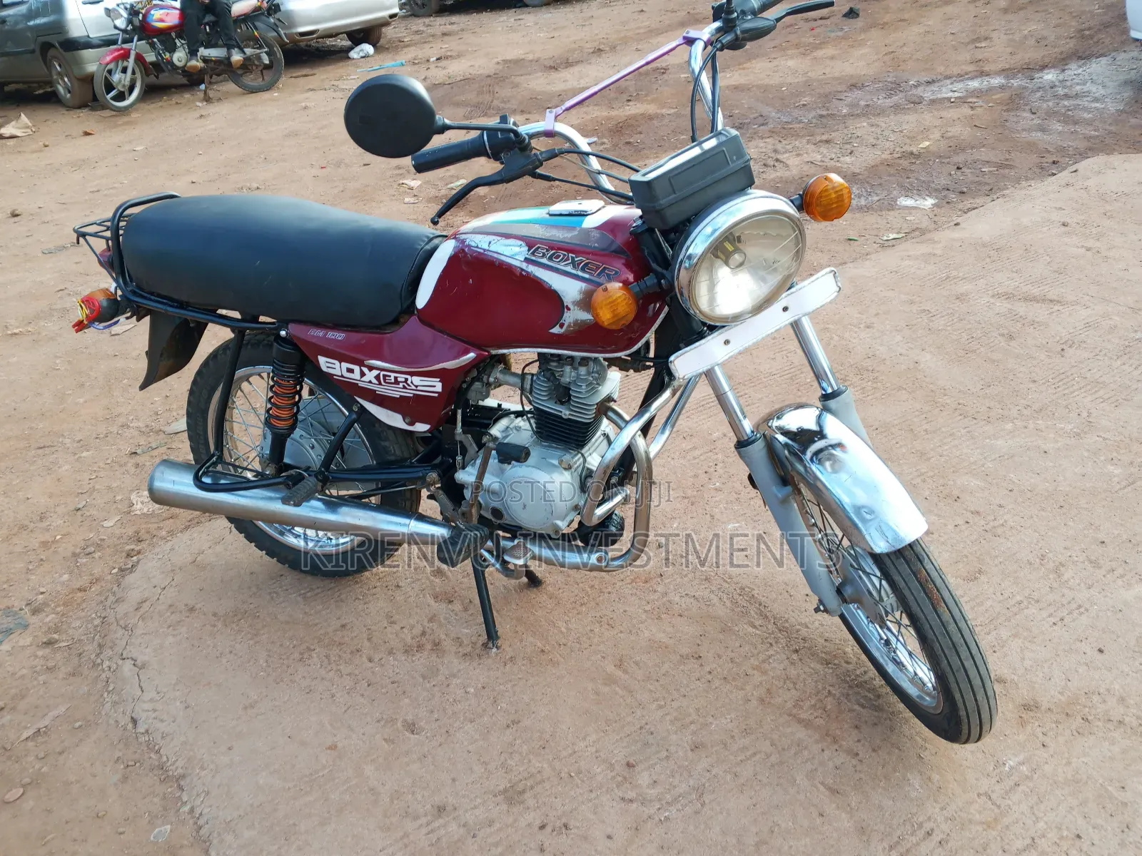 Bajaj Boxer 100 2017 Red