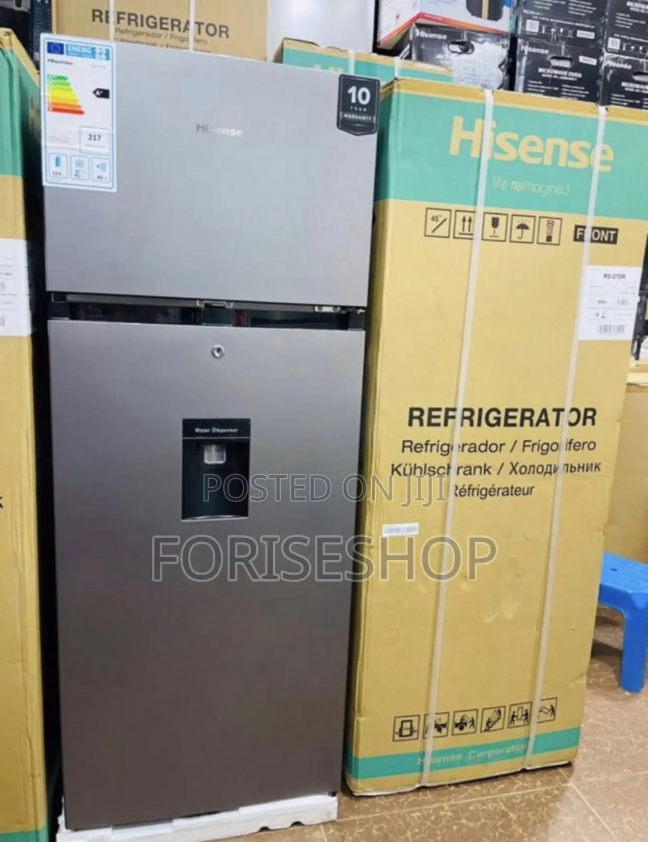 Hisense 270 LTRS Fridge With Dispenser