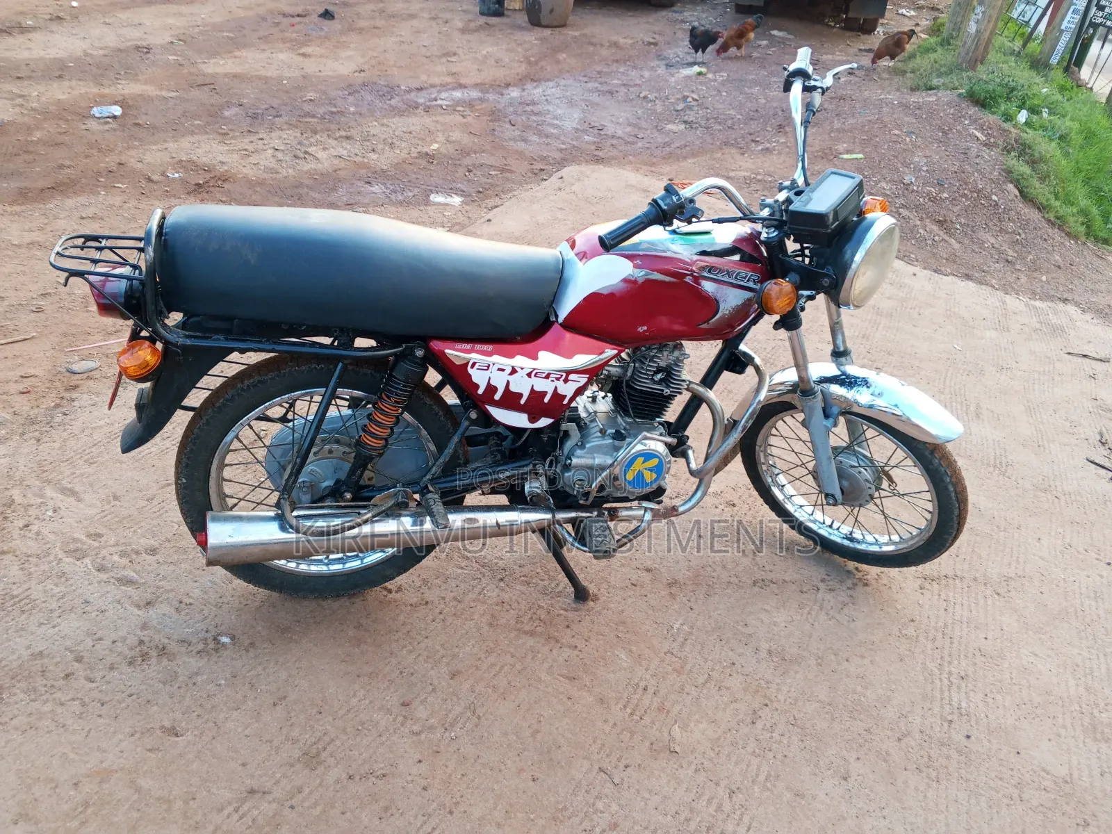 Bajaj Boxer 100 2013 Red