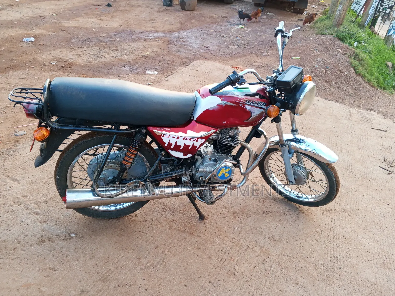 Bajaj Boxer 100 2013 Red