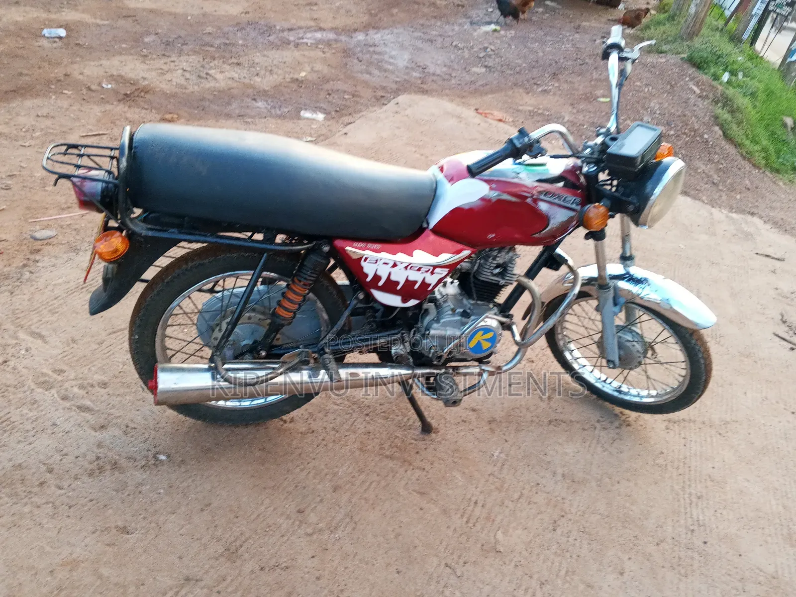 Bajaj Boxer 100 2013 Red