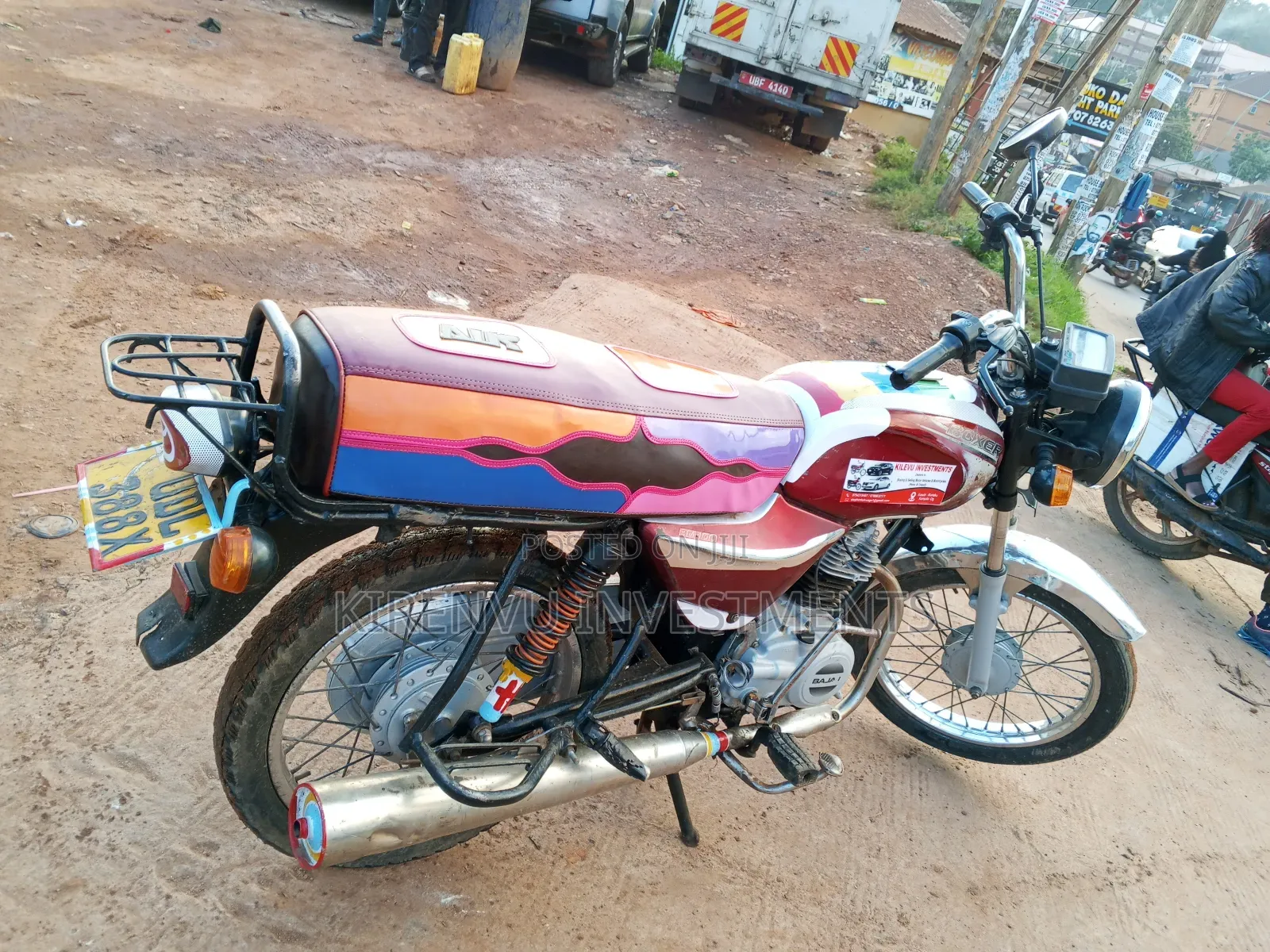 Bajaj Boxer 100 2015 Red