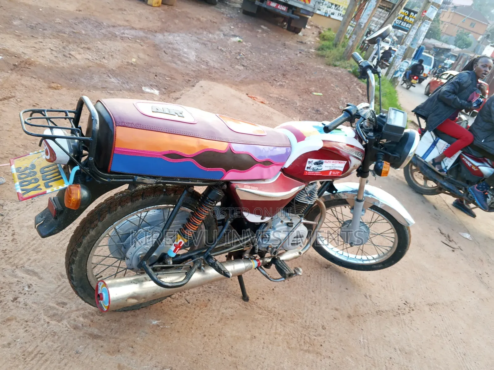 Bajaj Boxer 100 2015 Red