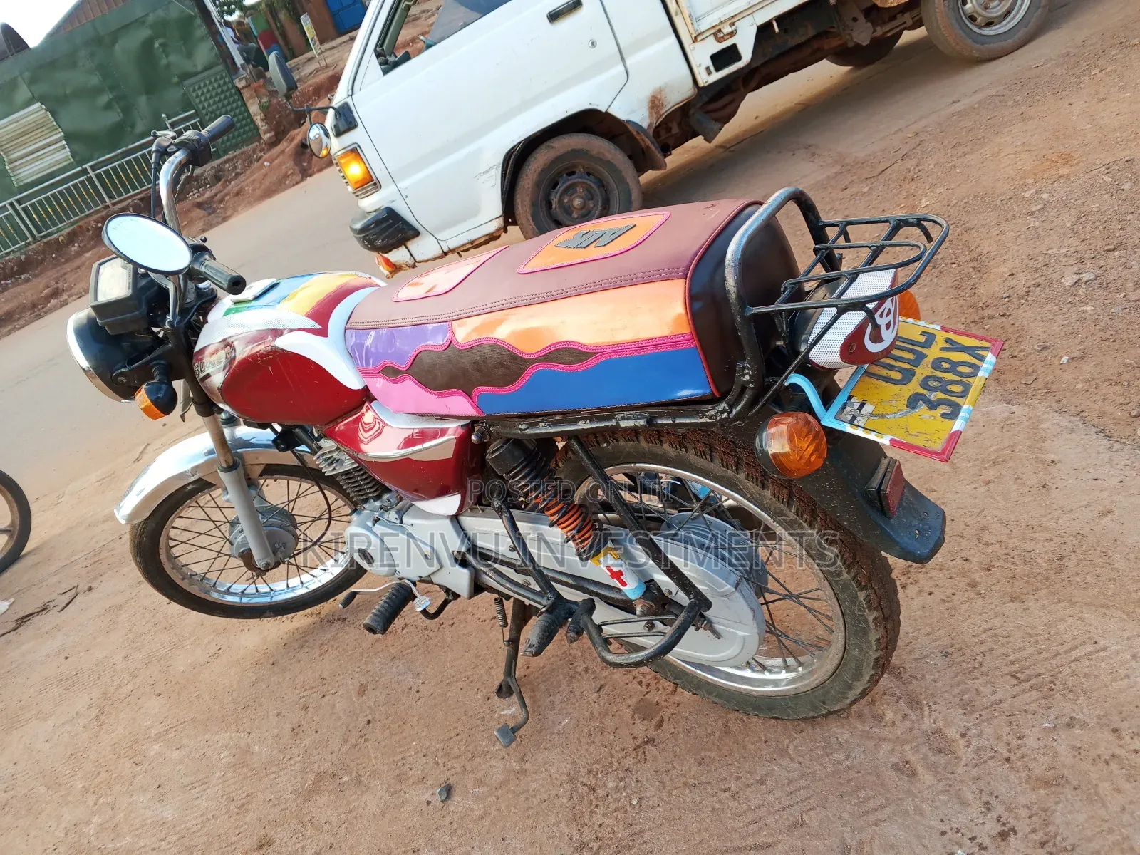 Bajaj Boxer 100 2015 Red