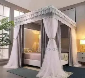 Four Stand Curtain Net ~ Grey