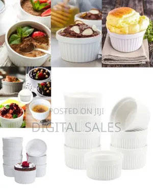 6 Oz, Set of 8, Creme Brulee Ramekins, Souffle Dishes