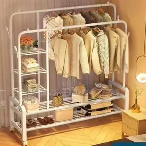 Metal Open Warobe With Shoe Rack