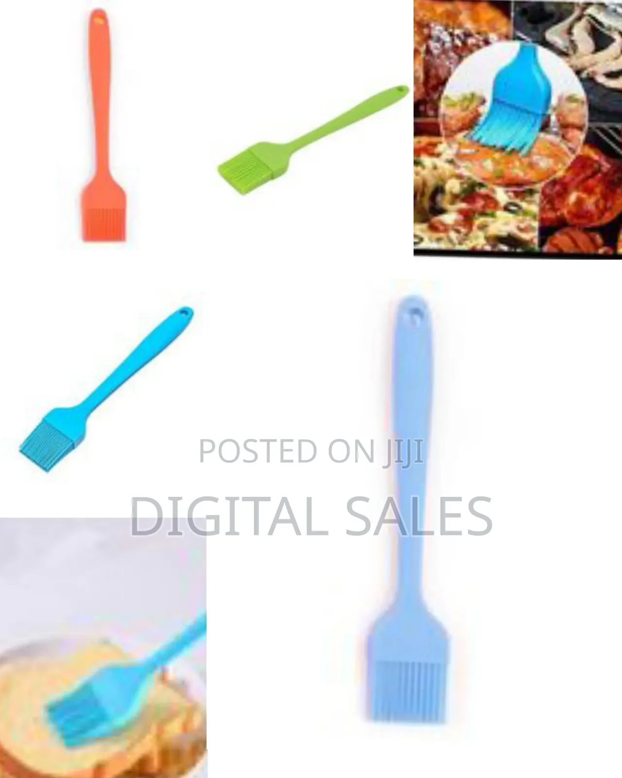 Silicone Marinating Pastries, Grill BBQ Baking Oil Brush