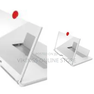 Mobile Phone Screen Magnifier, Amplifier With Holder Stand, White