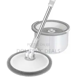 Disc Bucket Spinning Mop 360° Round Cleaning Mop