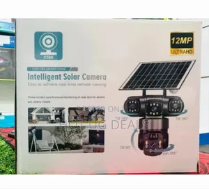 Triple Lens 4g/Wifi Solar Camera Outdoor CCTV Security Camera