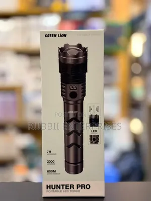Green Lion Hunter Pro Portable Led Torch ~7 Hours