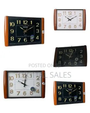 Home Decoration Rectangle Nightlight Digital Calendar Wall Clock