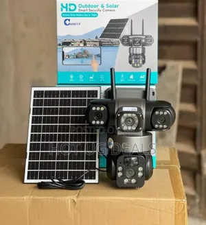 Hd Outdoor and Solar Smart Security Camera Uses Wifi Network Internet