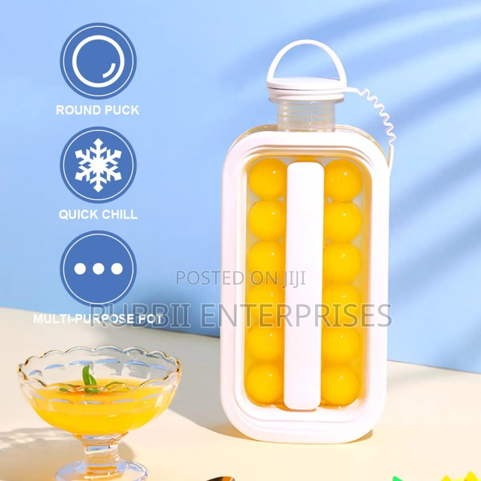 2-in-1 Portable Ice Ball Maker Kettle