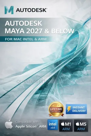 Autodesk Maya 2027 Below for Mac (Intel M1/M2/M3/M4/M5)