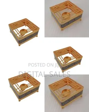 Large Square Décor Modern Metal Candle Holder