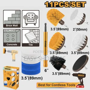 Ingco 11pcs Cleaning Brush Set