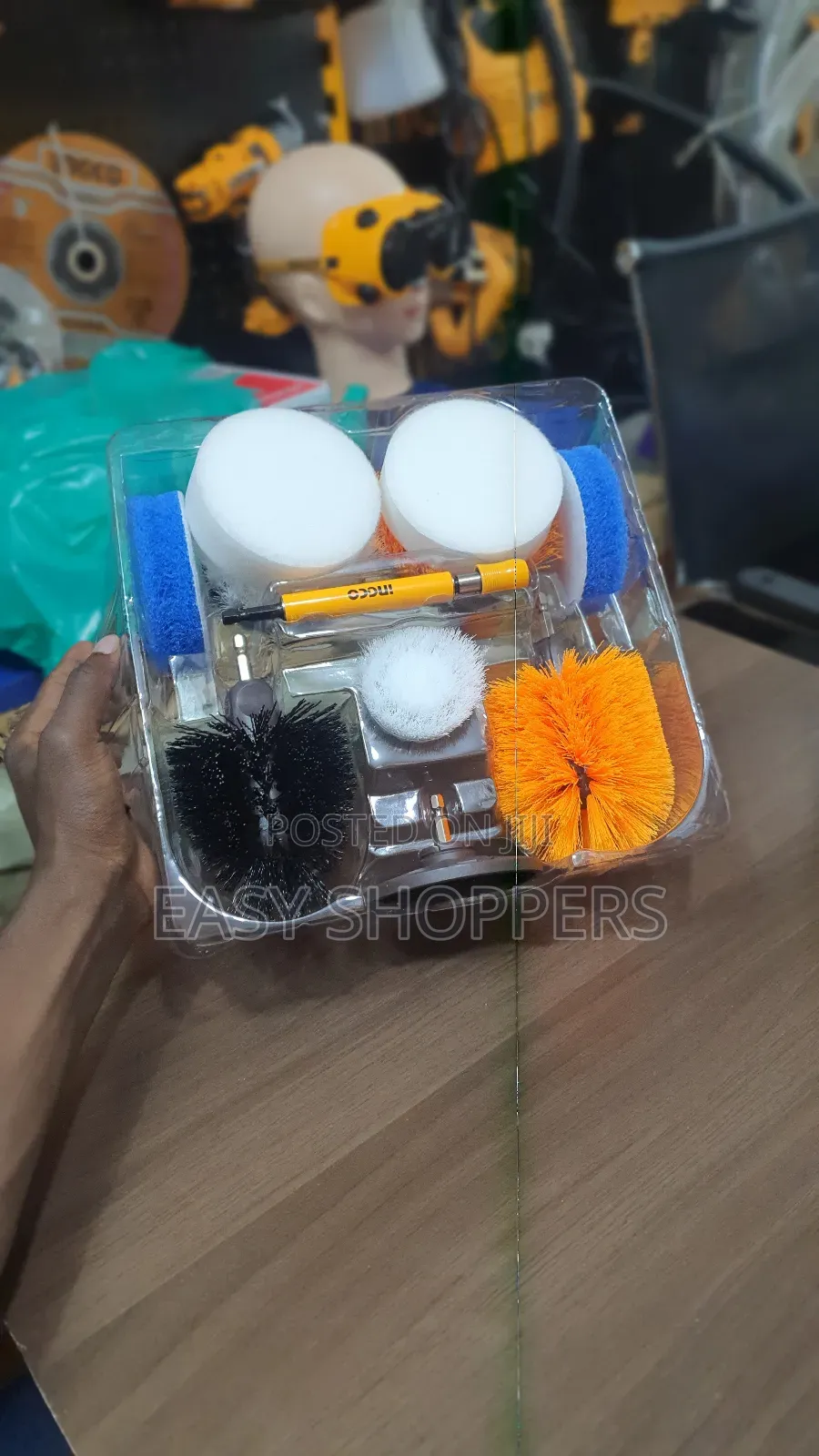 Ingco 11pcs Cleaning Brush Set