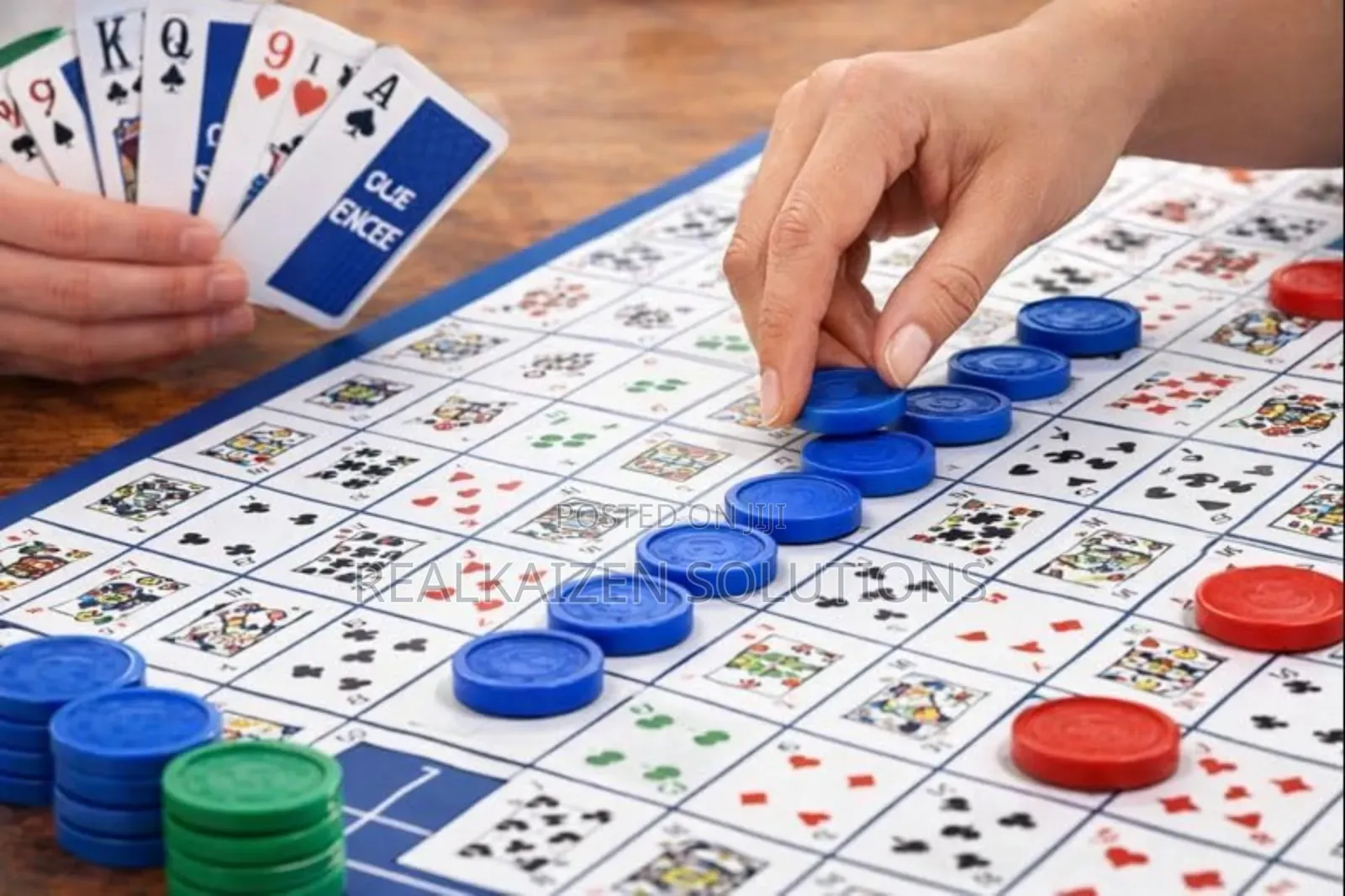 Sequence Strategy Board Game Fun Challenging Family Game