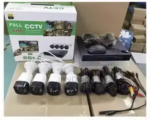 Video Surveillance Kit DVR 4 Full CCTV Ahd Cameras