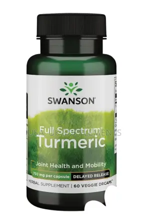 Full Spectrum Turmeric 750mg 60capsules Swanson