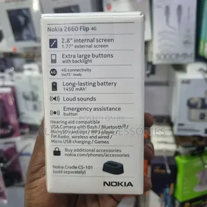 New Nokia 2660 Flip Black