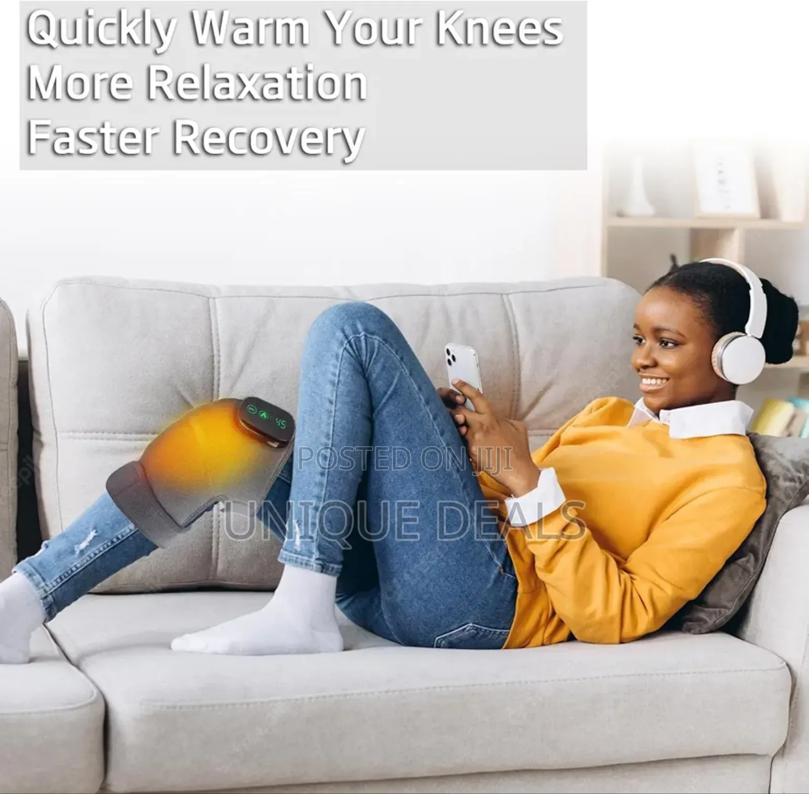 Heated Knee Massager, 3 in 1 Knee Massager