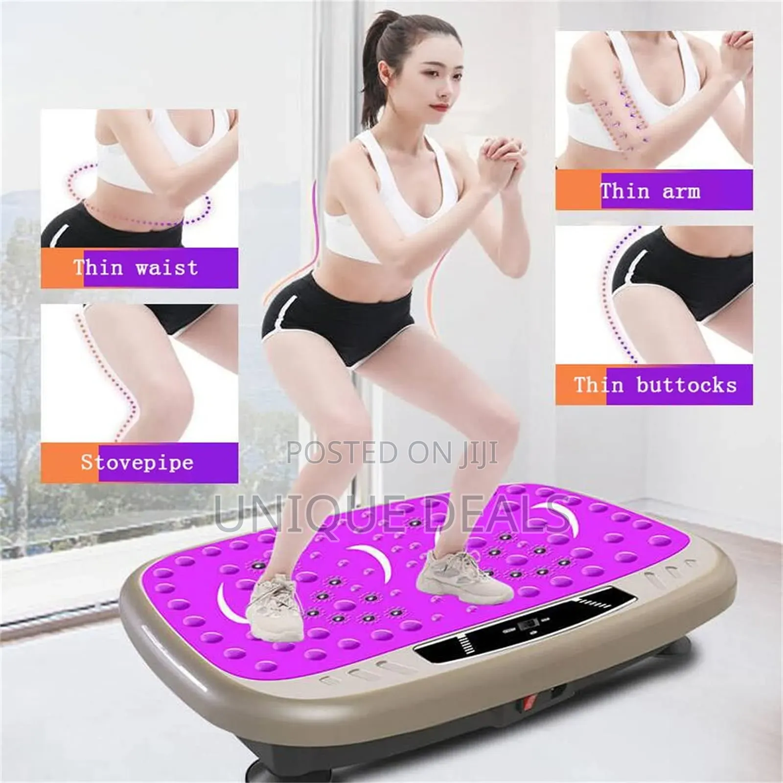 3d Ultra Slim Vibration Plate Exercise Machine