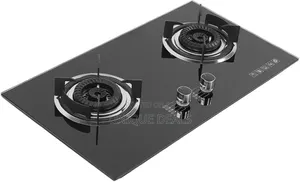 Gas Stove, Gas Stove Made of Tempered Glass With 2 Burners