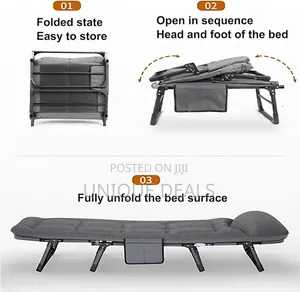 Foldable Bed With Mattress Single Metal Folding Bed