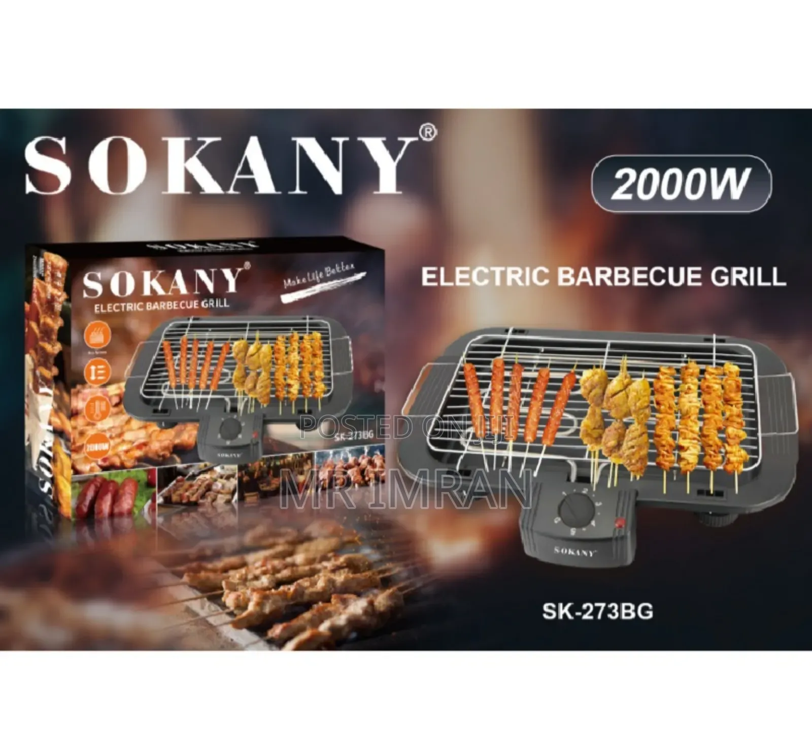 Sokany Electric Barbecue Grill