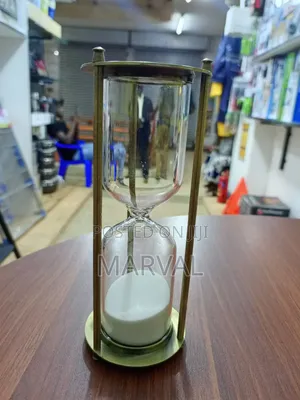 Vintage-Style Brass and Glass Sand Timer