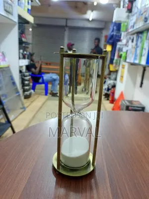 Vintage-Style Brass and Glass Sand Timer