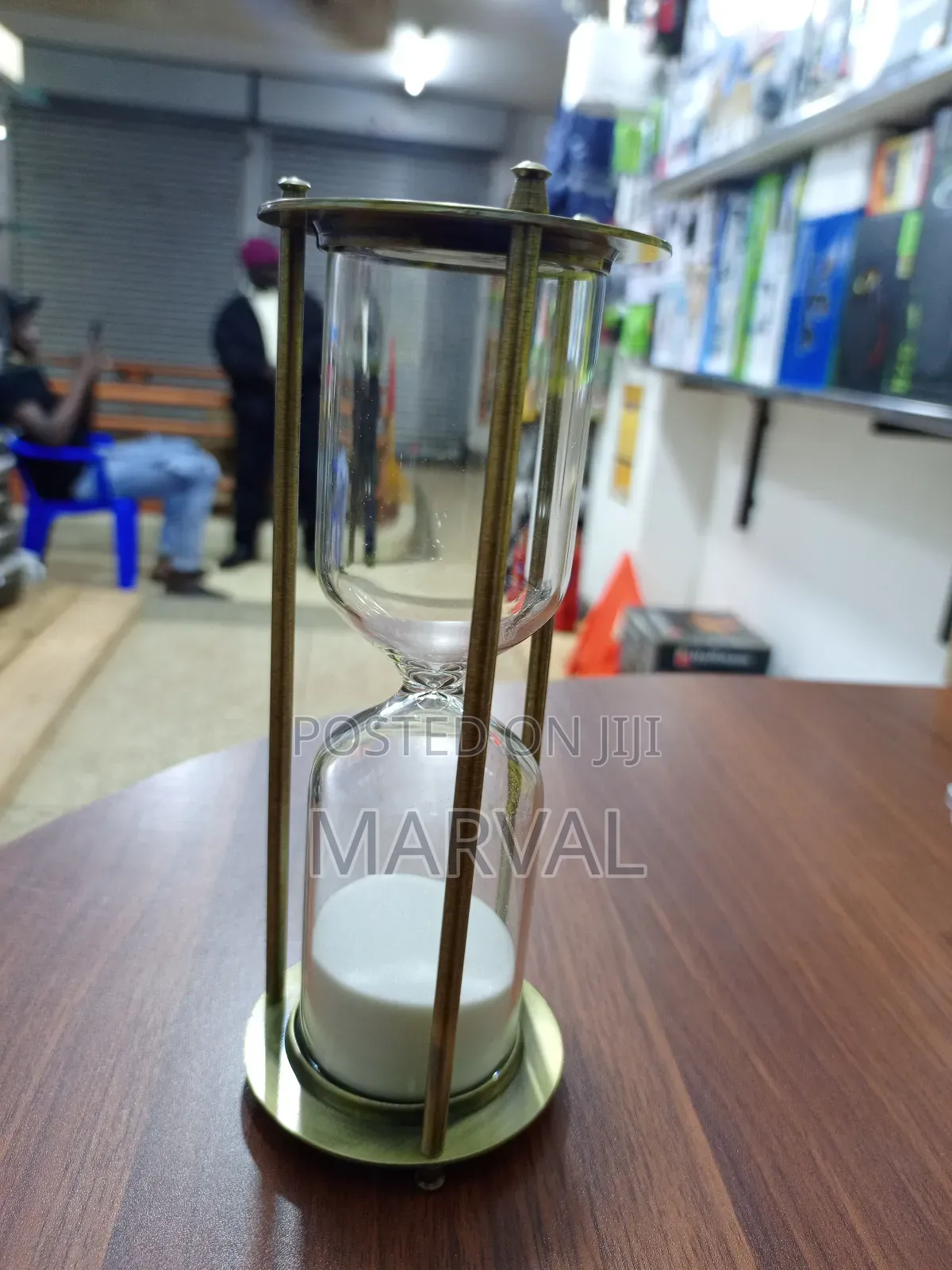 Vintage-Style Brass and Glass Sand Timer
