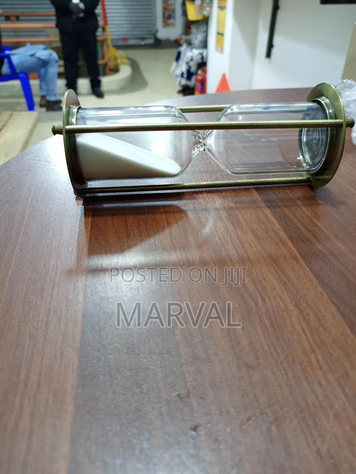 Vintage-Style Brass and Glass Sand Timer