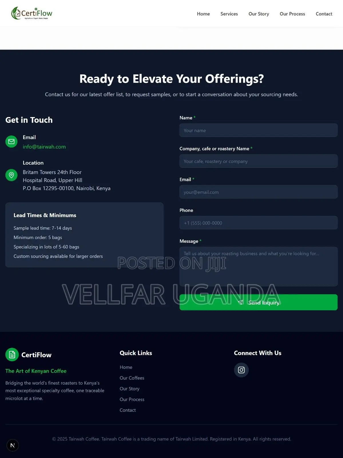 Starter Business Website With Whatsapp Integration