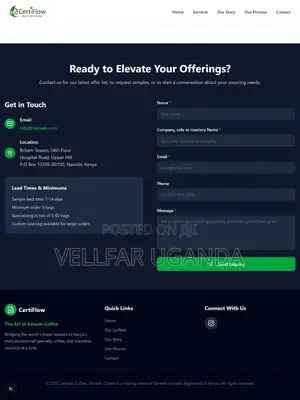 Starter Business Website With Whatsapp Integration