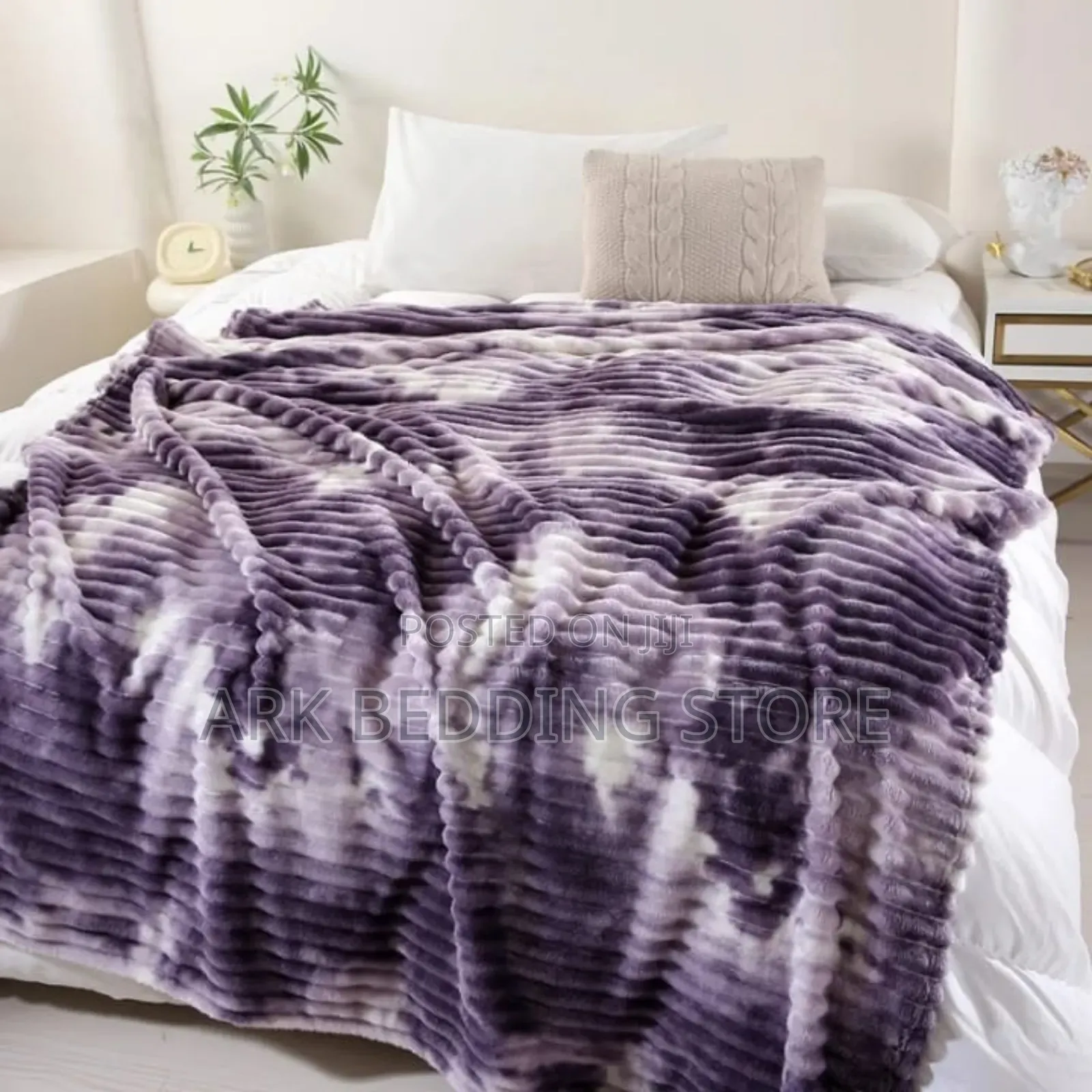 Purplish Fleece Blanket