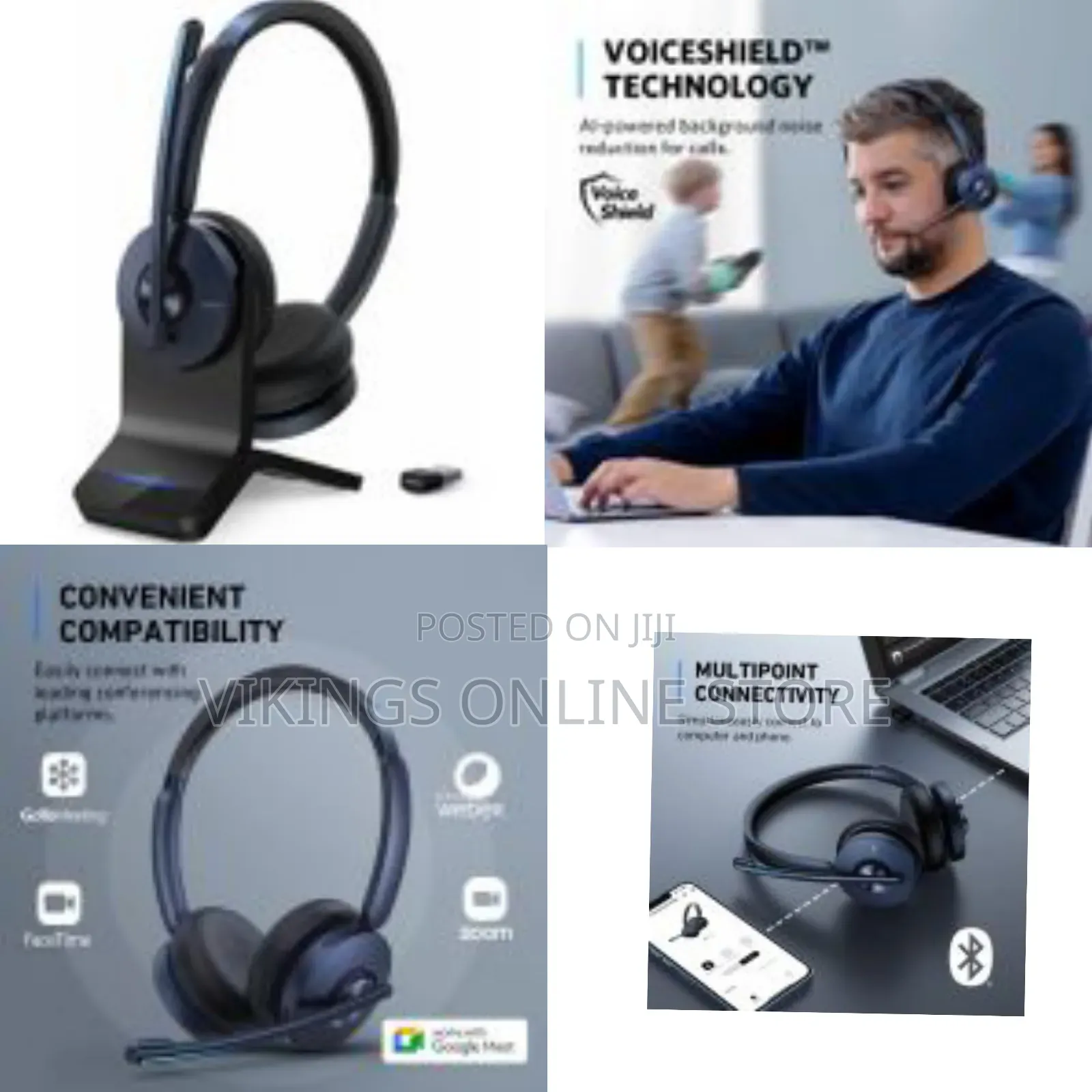 Anker Powerconf H700 With Charging Stand, Bluetooth Headset
