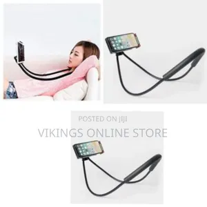 Necklace Cellphone Support - Black