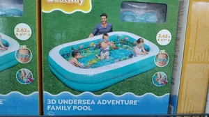 Bestway 3d Undersea Adventure Family Pool. 
(2.62m X 1.75m X 51cm )