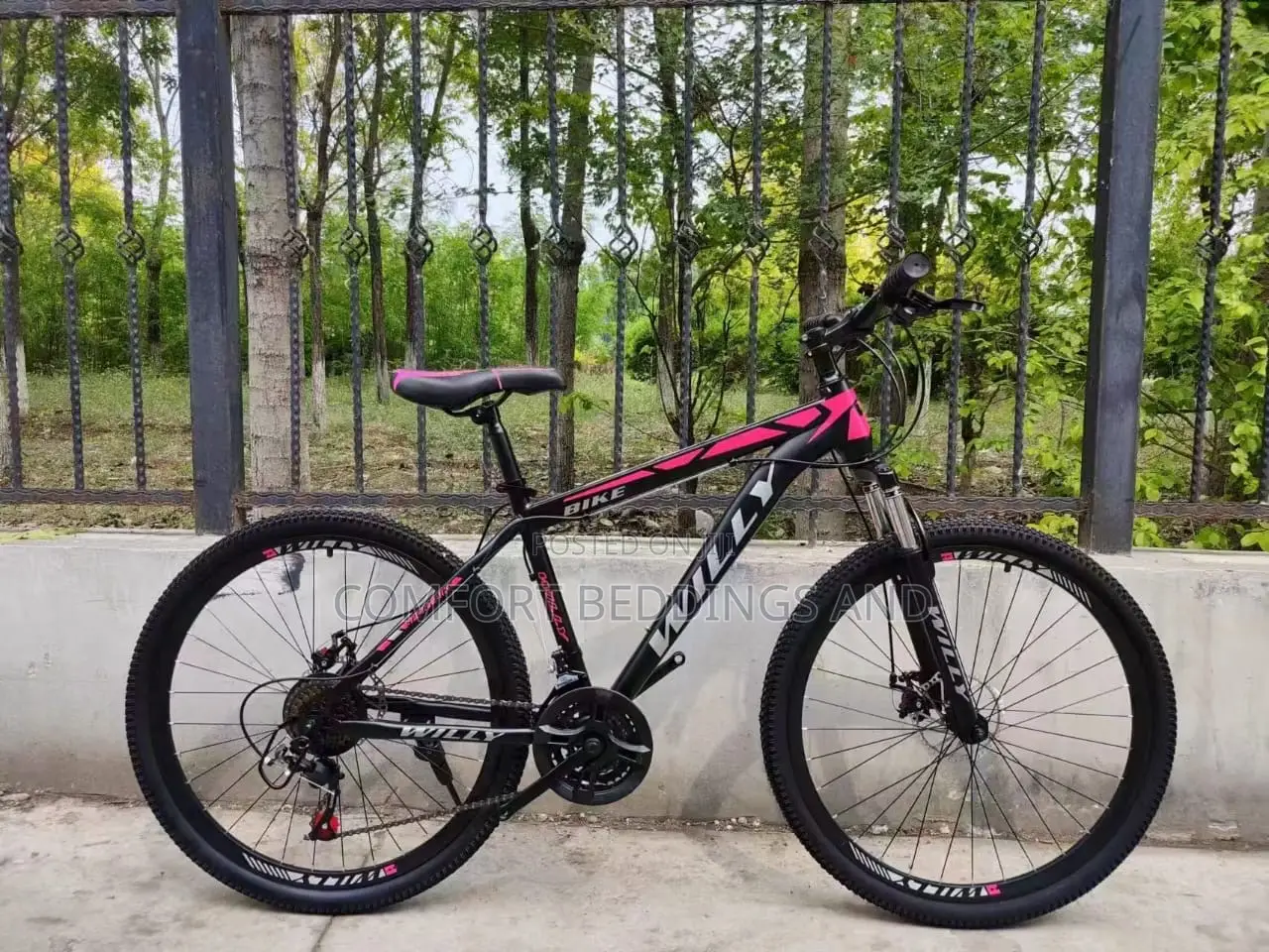 Gear System Bicycle Black