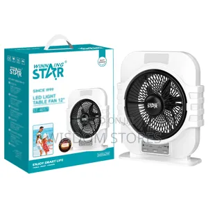 Winning Star St-4057 12''34w Portable Table Rechargeable Fan