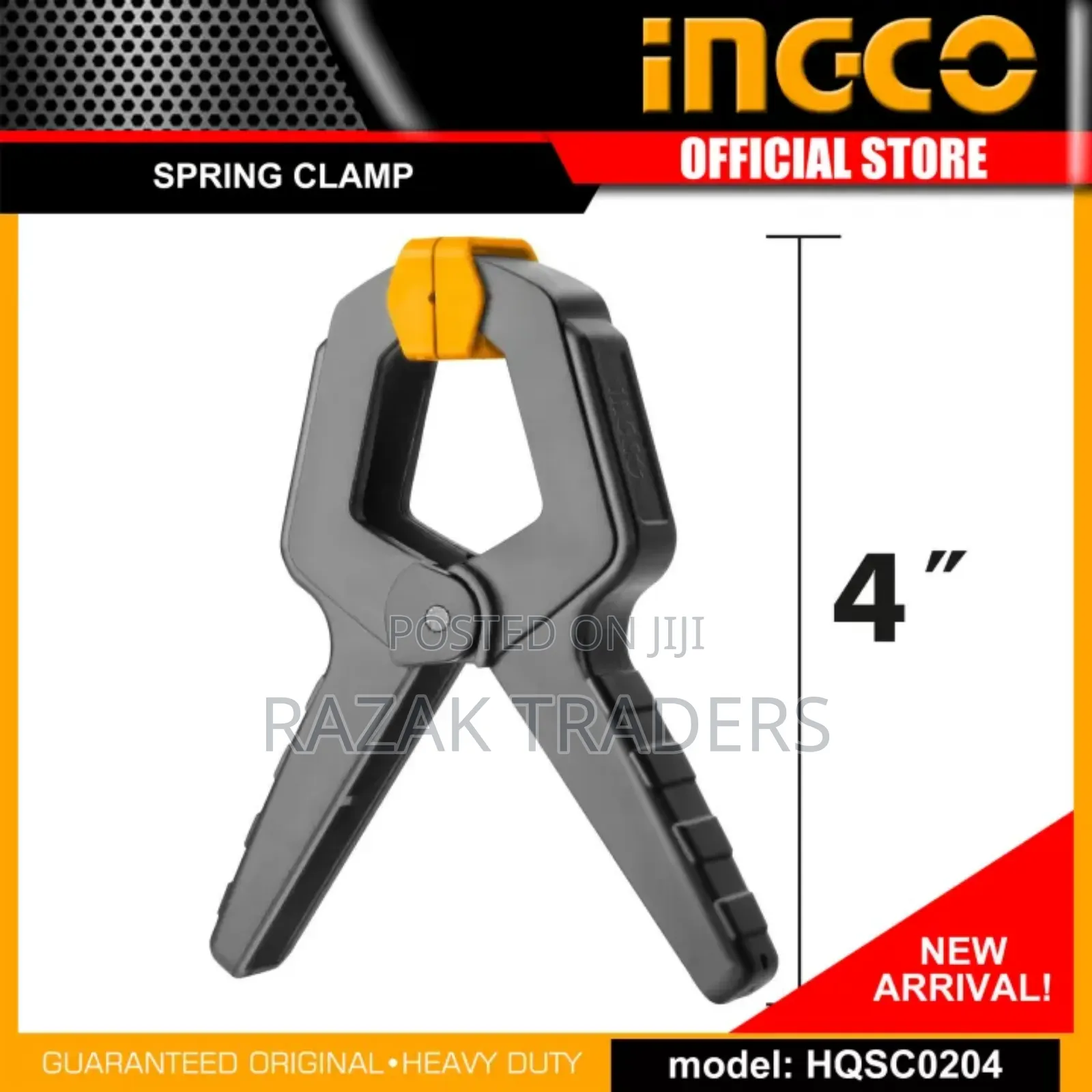 Ingco Spring Clamp Clip 4" Hqsc0204 6" Hqsc0206 Sold Per Piece