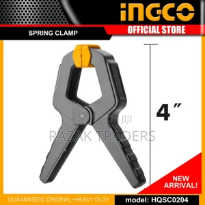 Ingco Spring Clamp Clip 4" Hqsc0204 6" Hqsc0206 Sold Per Piece