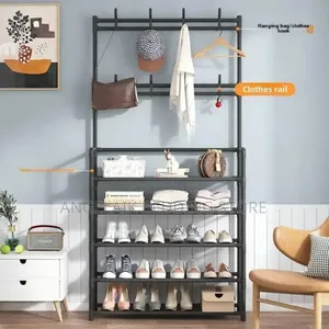 Metallic Shoe Rack