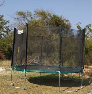 12 Feet Kids Trampoline Green