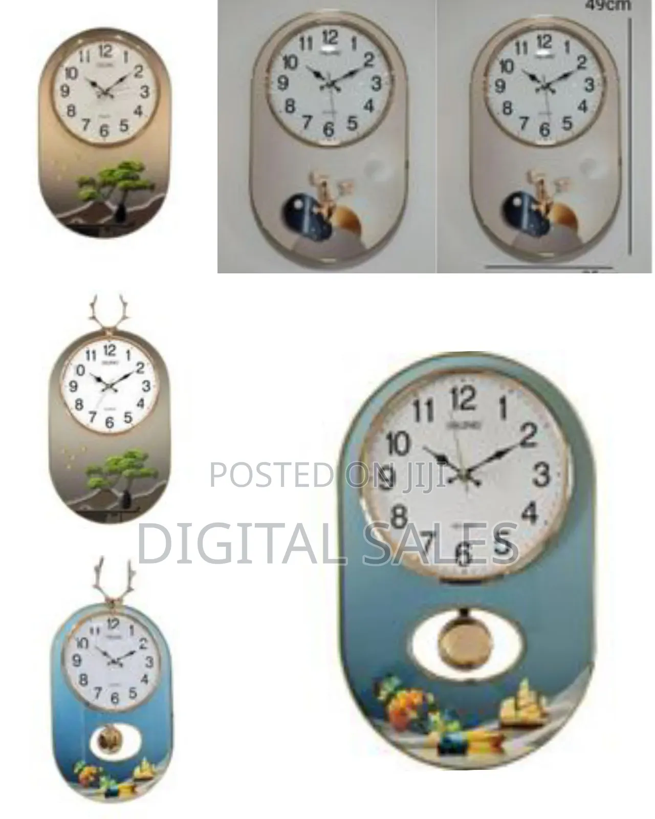 Diling Quiet Hours Analog Wall Clock
